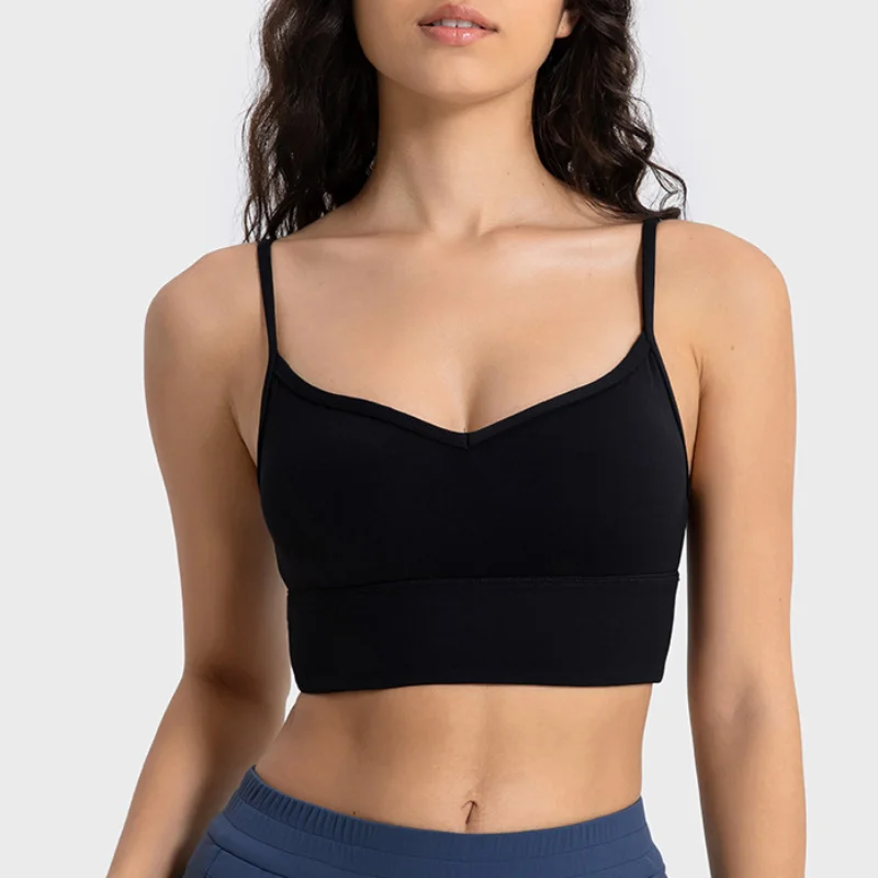 Solid Color Women Sports Bras Gathered Without Steel Ring Running Vest Fitness Front Zipper Sexy Shockproof Underwear