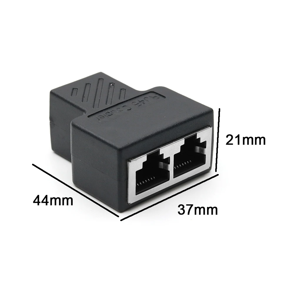 Xintylink-acoplador Fêmea Rj45 Lan Cat6 Adaptador de Conector de Rede Rg45 Cat5 Blindado rj rg 45 Cabos de computador e conectores - Imagem 3
