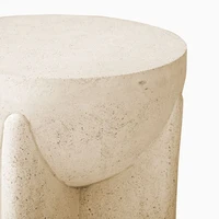 Table basse d'extérieur blanche crème française, design moderne, Table d'appoint ronde créative, meubles de salon pour la maison 4