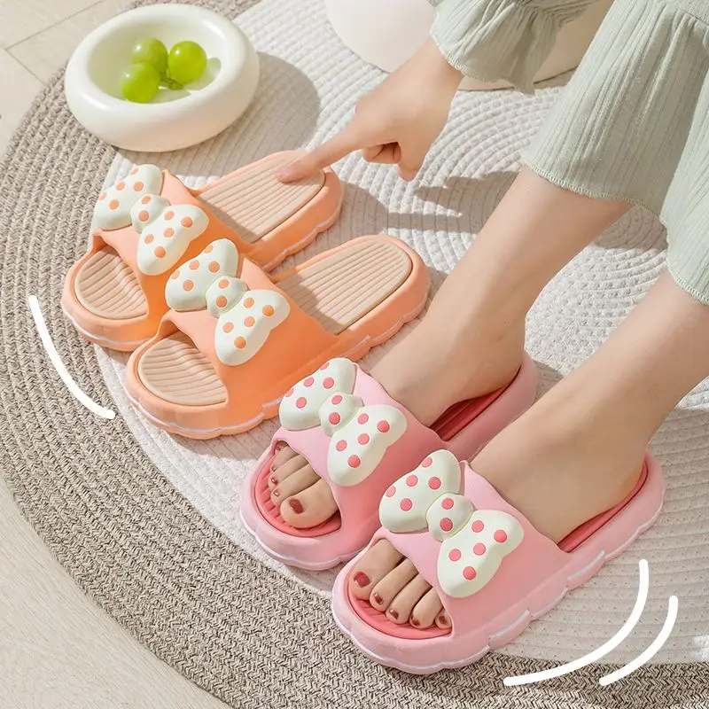 A96 Summer ladies' cute platform slippers thick-soled non-slip high-heeled home sand slippers for indoor and outdoor casual b