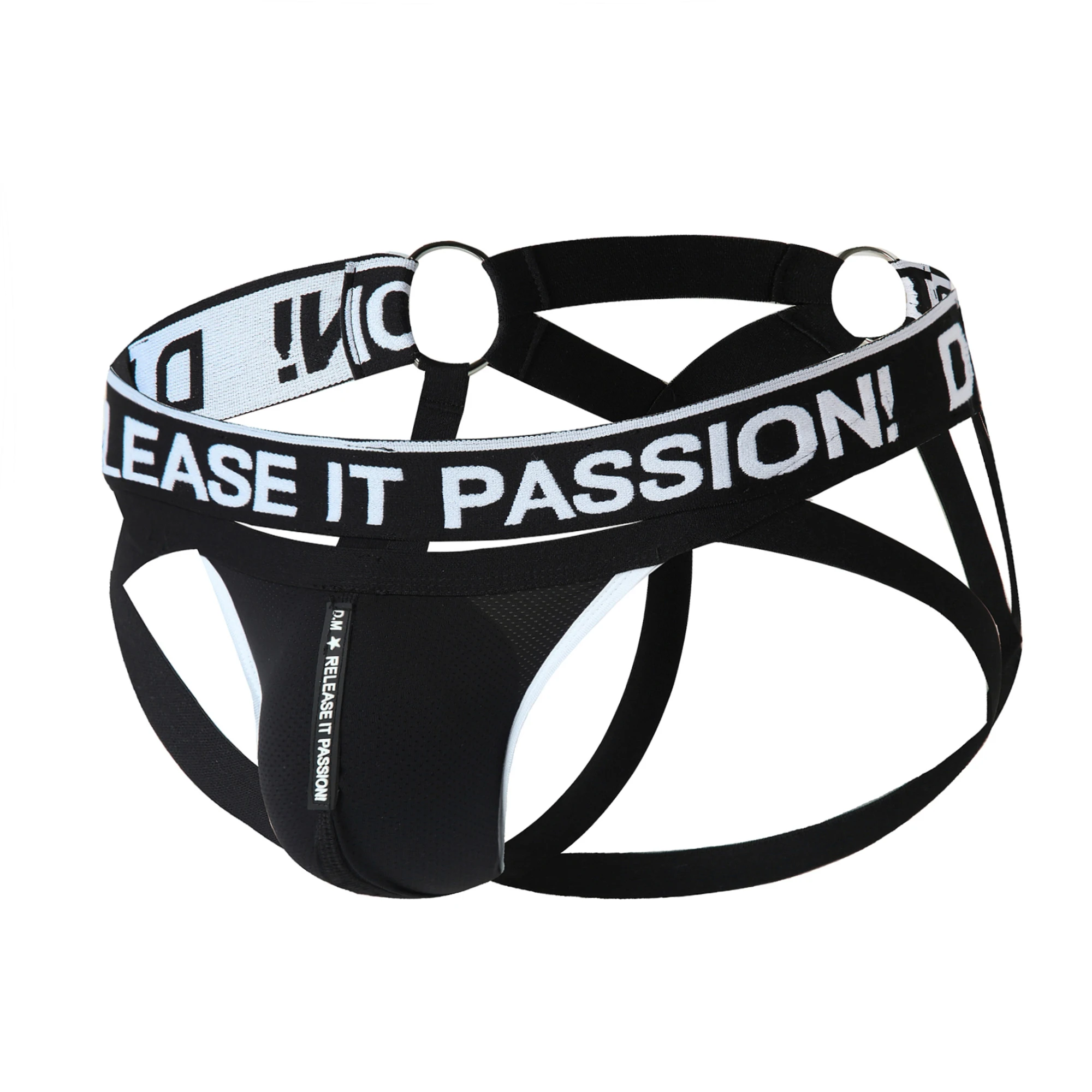 

Gay Men's Underwear Fun Sexy Mesh Breathable Fashion Thong Letter Personality