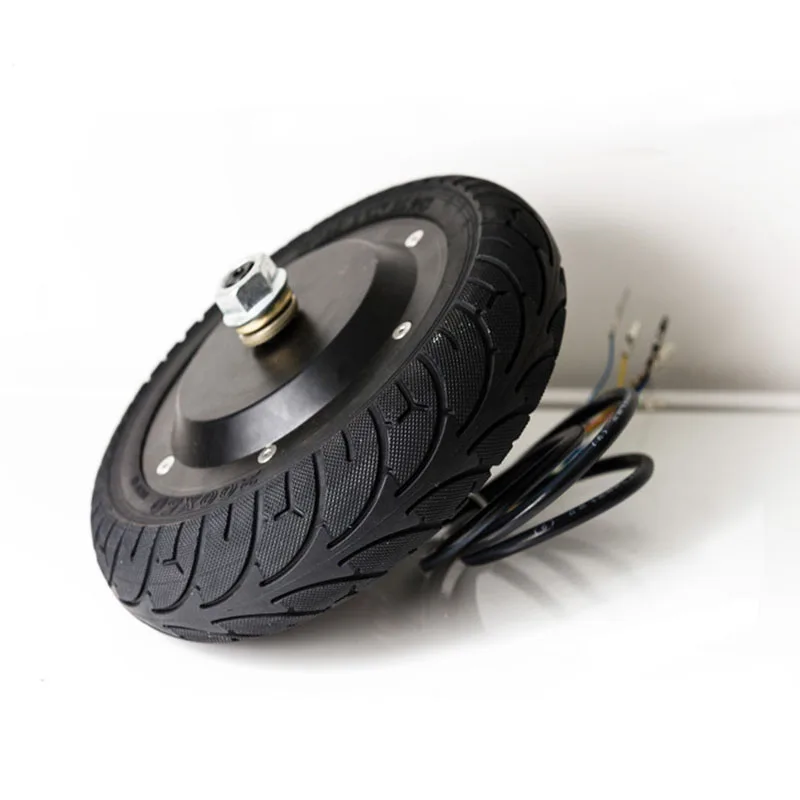 8 inch 24V/36V/48V 250W/400W brushless gearless electric hub motor wheel with matched controller, thumb throttle, ebs brake hand