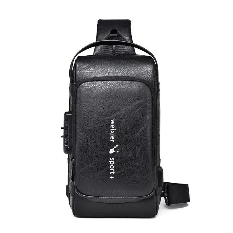 Bolso Antirrobo De Hombro Para Hombre Sport Mochila Impermeable Con Puerto  USB