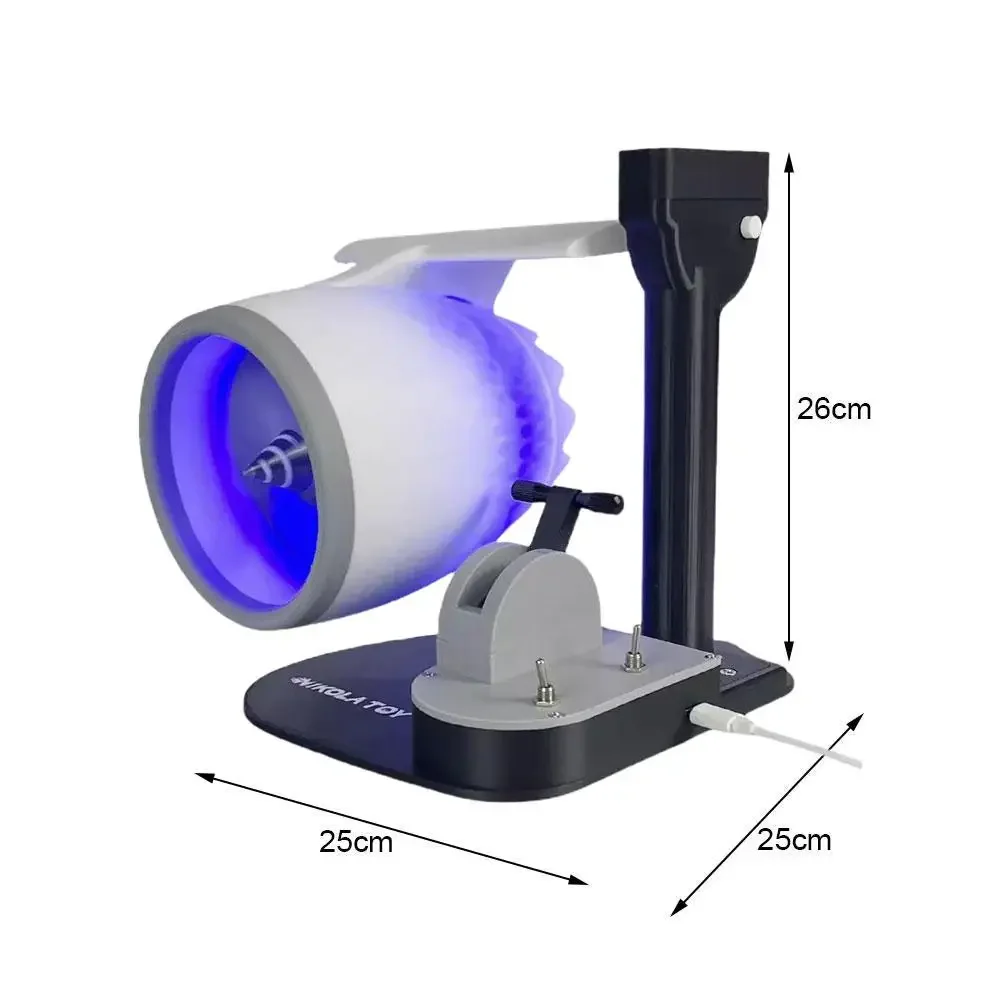 Creative Turbo Desktop Fan Turbofan NIKOLATOY Upgraded Engine Model JetFan USB Fan With Atomization Red Light Tail Flame Device