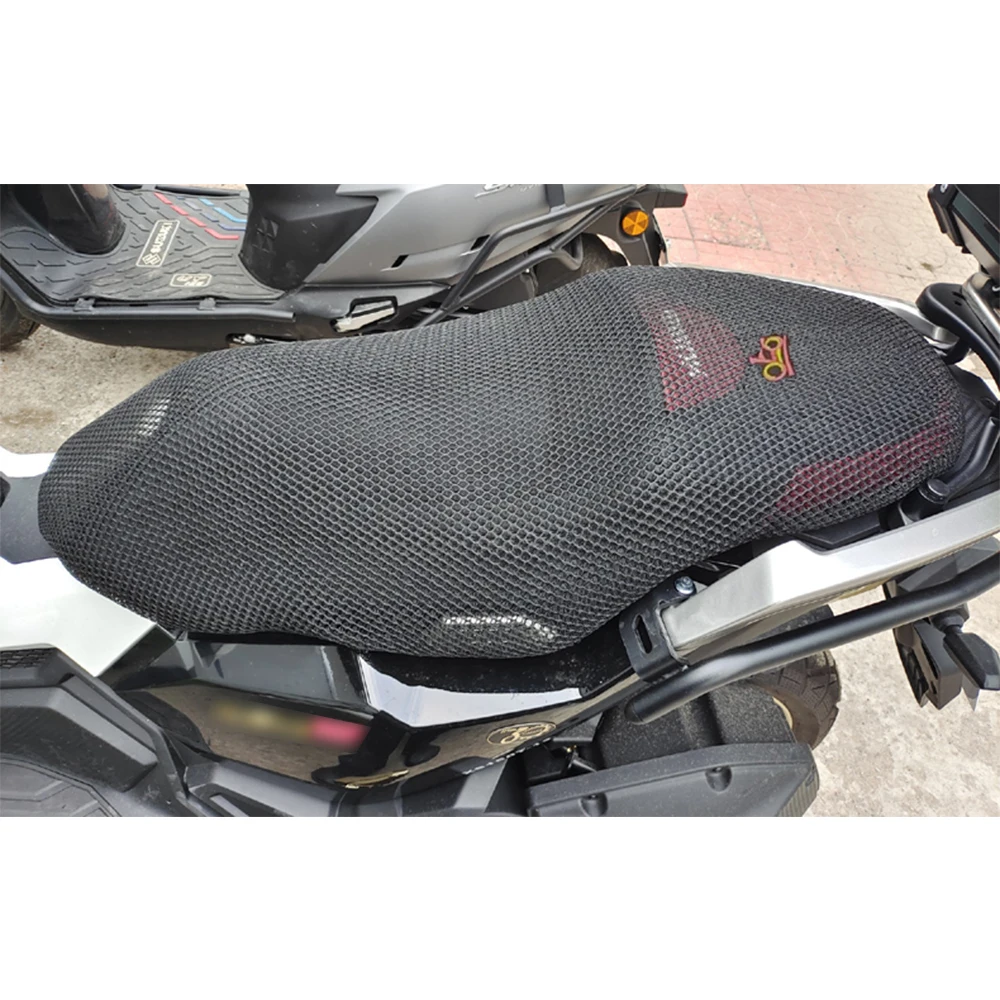 오토바이 3D 통기성 메쉬 보호 쿠션 시트 커버 SYM ADX 125 adx125 용 나일론 패브릭 안장 시트 커버