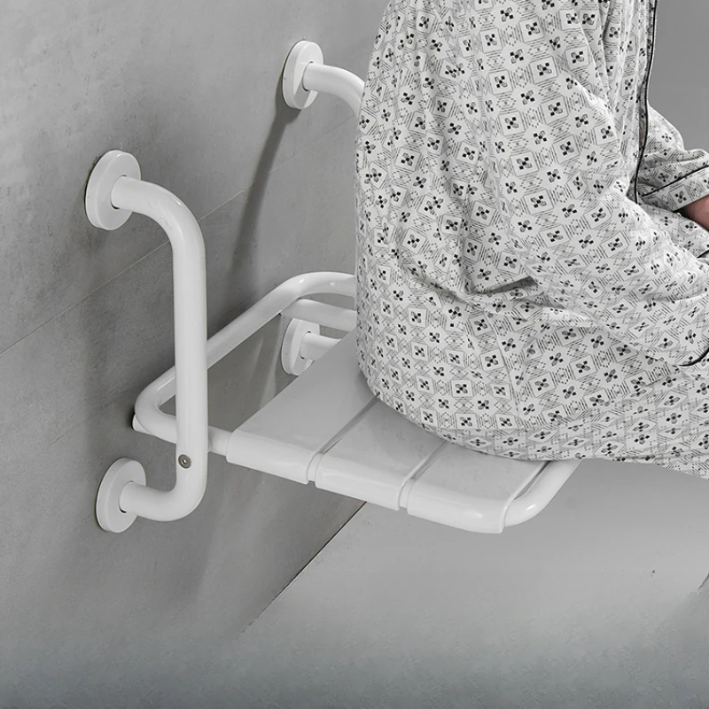 Shower Chairs Bath Chair For Elderly Wc Hocker Folding Stool Bedroom Furniture Bathroom Footrest Non Slip Step Storage Things