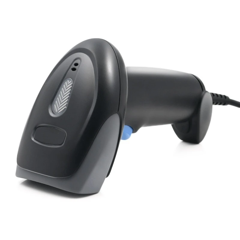 Hands-free USB Barcode Scanner Wired Automatic 1d Barcode Reader Handheld Scanning Gun Used in Supermarkets, Convenience Store