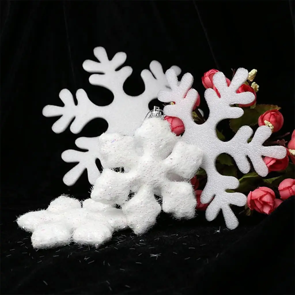Christmas Decoration Foam Snowflake Tree Hanging Garland Hanging Decor Gift 2025 New Christmas Supplies Party DIY Decoration