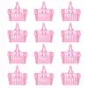 12pcs Mini Shopping Baskets Playing House Baskets Kids Small Candy Baskets Model Doll House Furniture For Dollhouse Decor 1