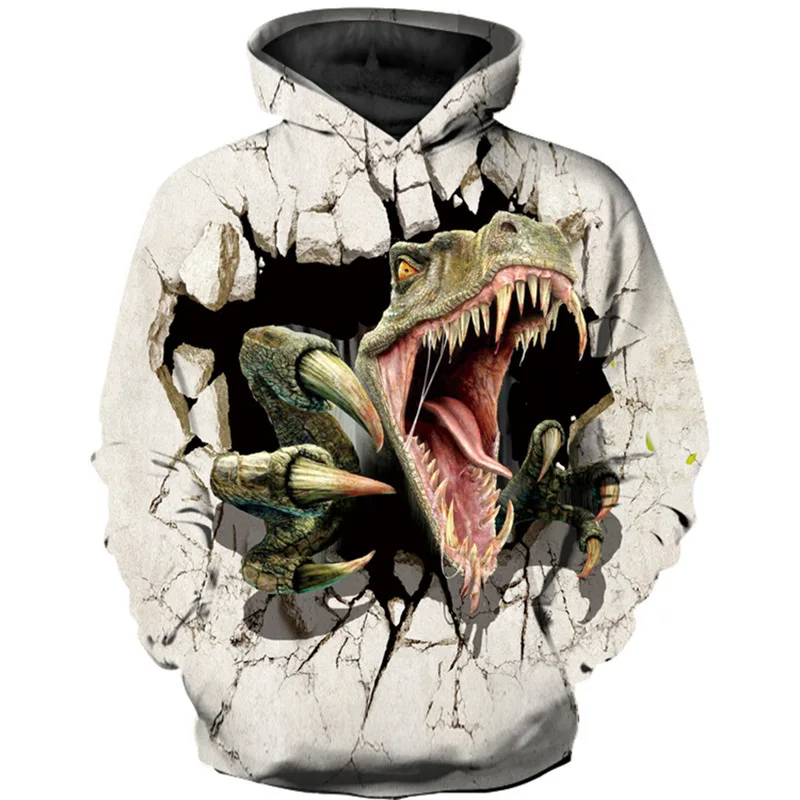 

New Men Women y2k hoodies 3D printed children's dinosaur Fall Hoodies sweet shirt street sudaderas para homes kids clothing tops