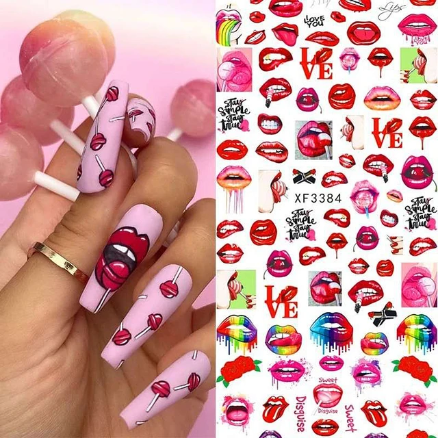 3D Luxury Nail Stickers Decals/ Acrylic Nails Tool