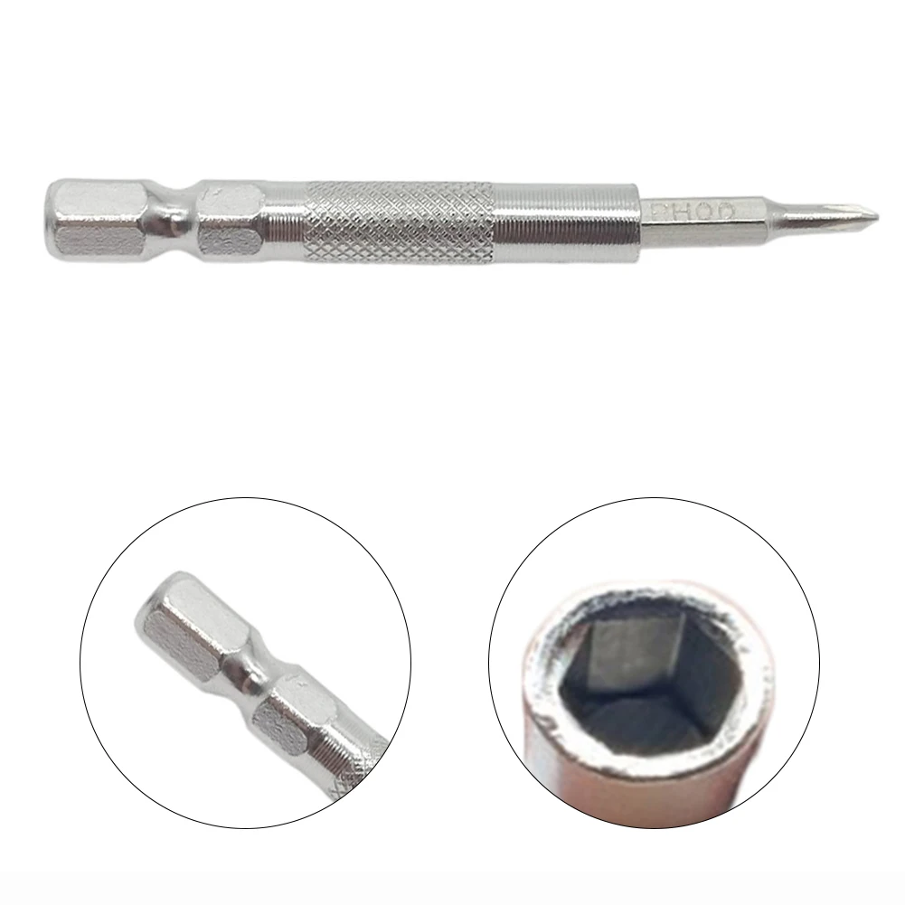 5 stücke 6,35mm 1/4 "Einsatz Bit Adapter Zu System 4mm 4 Schraubendreher Micro Bit Adapter Magnetische Halter für 1/4" Schraubendreher Hand Werkzeug – Detail 5