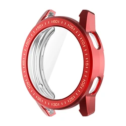 Soft TPU Anti - Scratch Protective Shell for Smartwatch - All - Around Bumper Cover (Red)