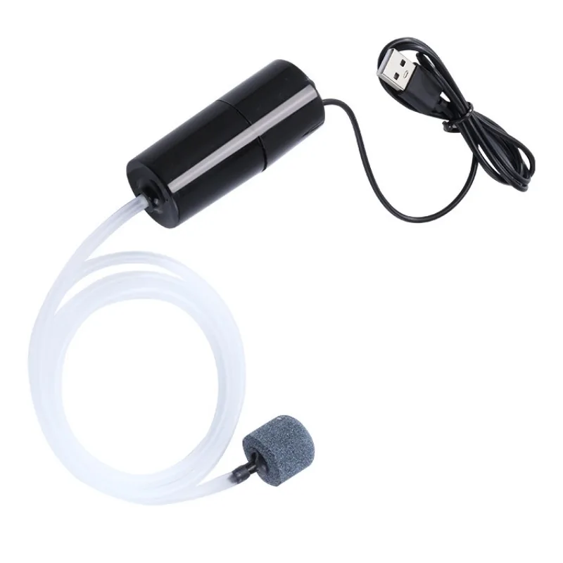 Title 2, Aquarium USB Air Pump Fish Tank Air Compressor ...