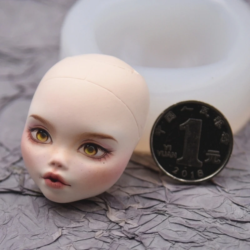 Elf Face Clay Molds for Elf Toy Epoxy Resin Casting DIY Handmade Craft silicone mold