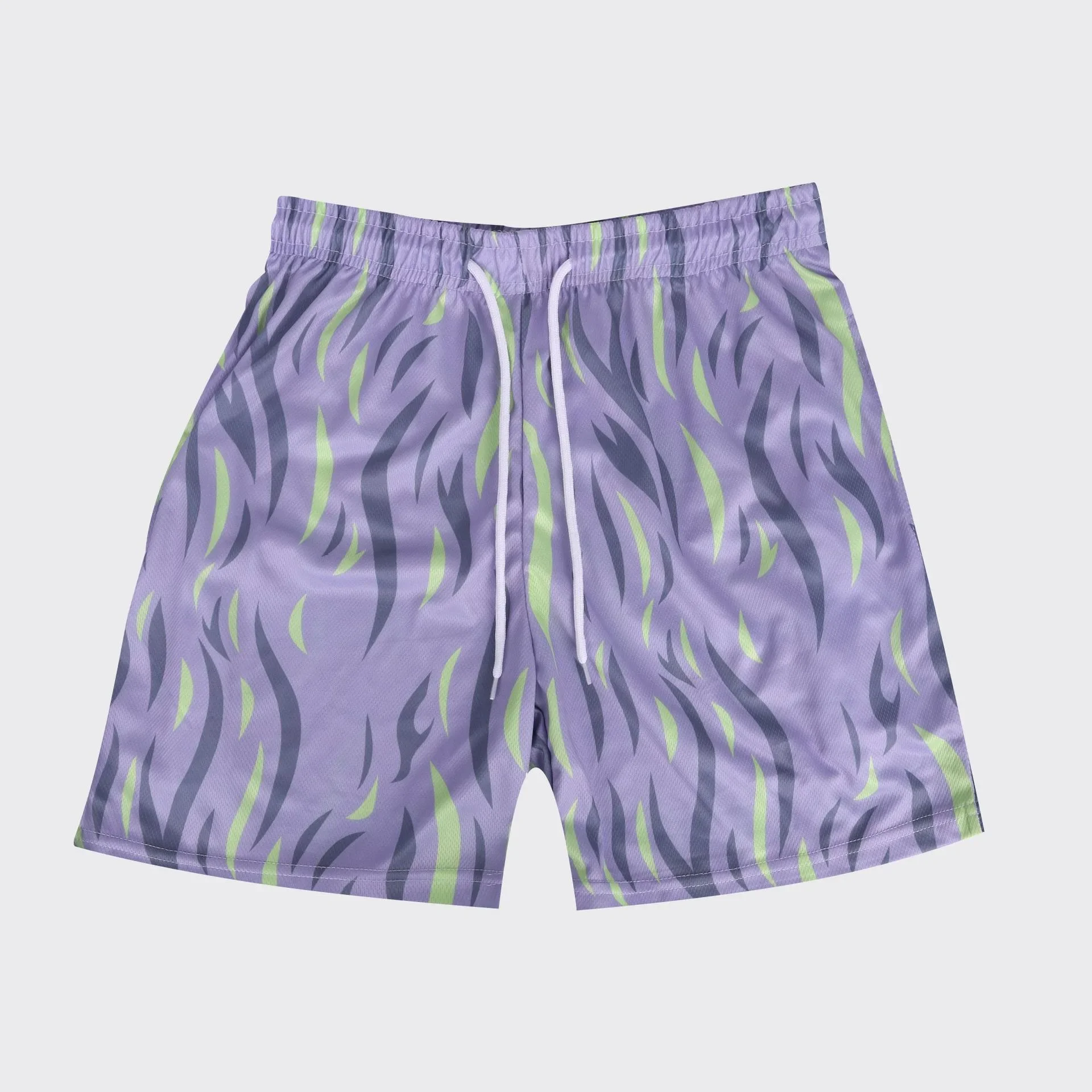 New Trendy Men's Beach Shorts Sporty Casual Four-Quarter Fashion Print Skateboard Long Pants from Mainland China AE Stock