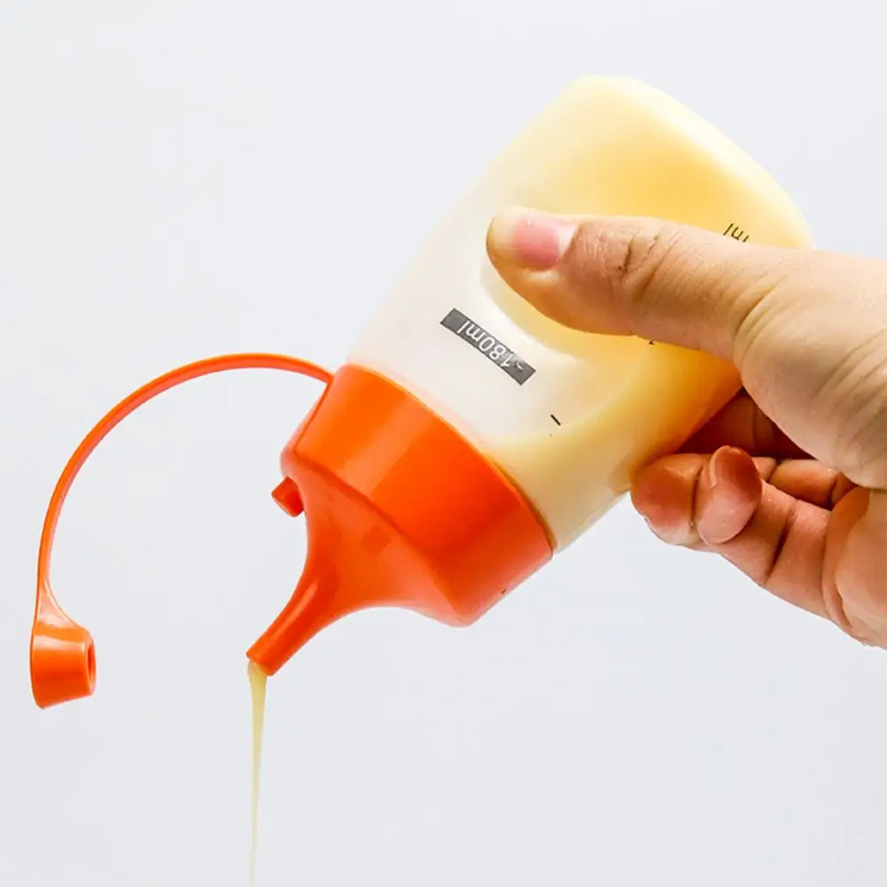 Squeeze Bottle Oil Bottle Plastic For Home Kitchen condiment bottles