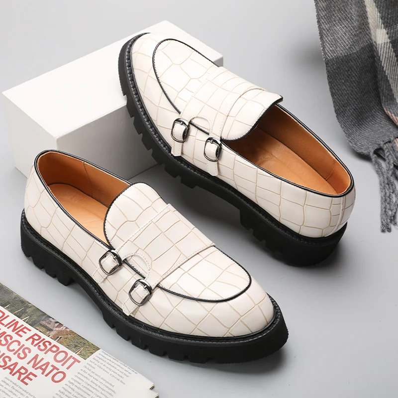 Mens Leather Dress Shoes Formal Party Casual British Luxury Business Career Derby Fashion Groom Wedding Evening