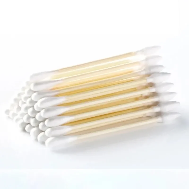 Cotton Swabs 500PCS Disposable Cotton Swab Box With Double End Round Head for Makeup And Makeup Removal Daily Cleaning Pet Care Multi-purpose