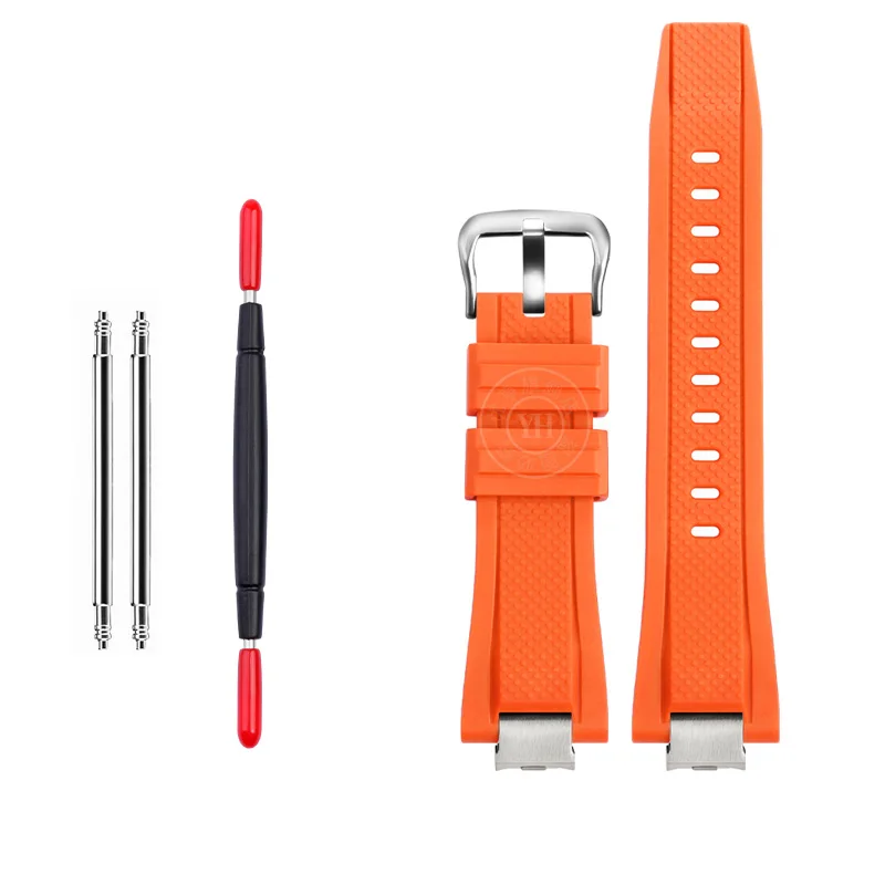 Premium Waterproof Silicone Sports Watch Band Strap - Durable Modified Rubber Design