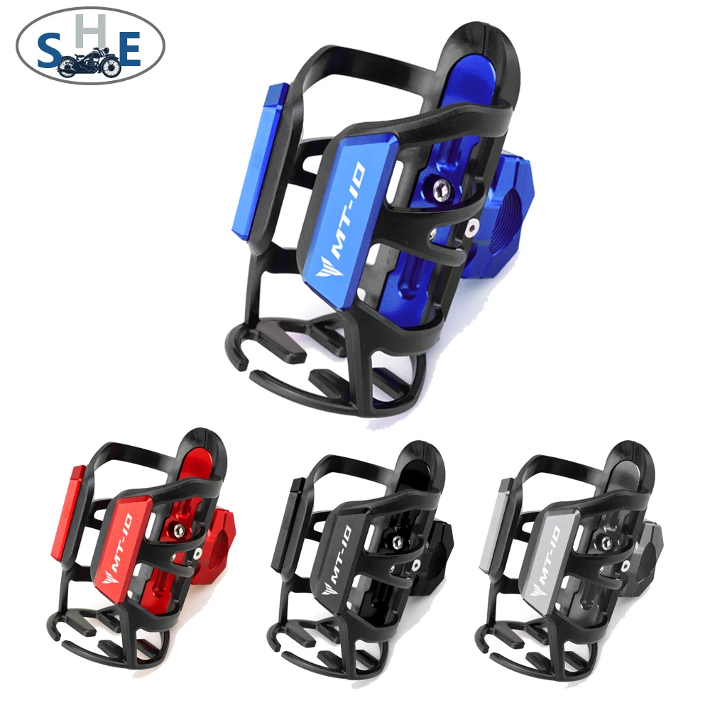 

With LOGO For Yamaha MT-10 MT10 New Design Motorcycle Beverage Water Bottle Cage Sdand Drink Cup Holder Accessories