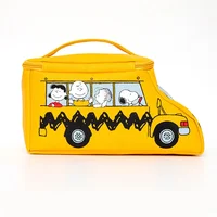 Snoopy Bus Shape Women Outdoor Storage Bag Toiletries Organize Cosmetic Bag Portable Waterproof Female Travel Make Up Cases Gift 6