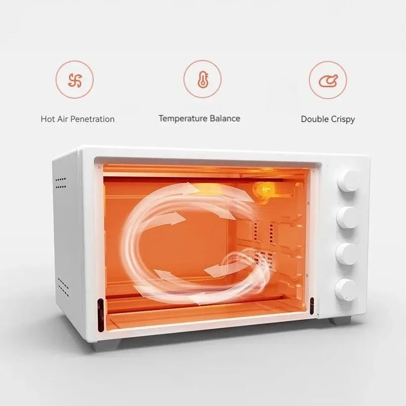 Electric Oven XIAOMI MIJIA 32L Large Capacity Smart Multi-function Automate Baking Electronic Temperature Control Household