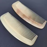 Atural Ox Horn Hair Comb Hairdressing Mini Random Color Massage Anti-Static Styling Health Care Natural Ergonomic Portable Combs 2
