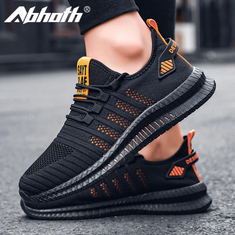 Abhoth New Light Mesh Men Shoes Comfortable Casual Men's Sneaker Breathable Non-slip Wear-resistant Outdoor Walking Shoes