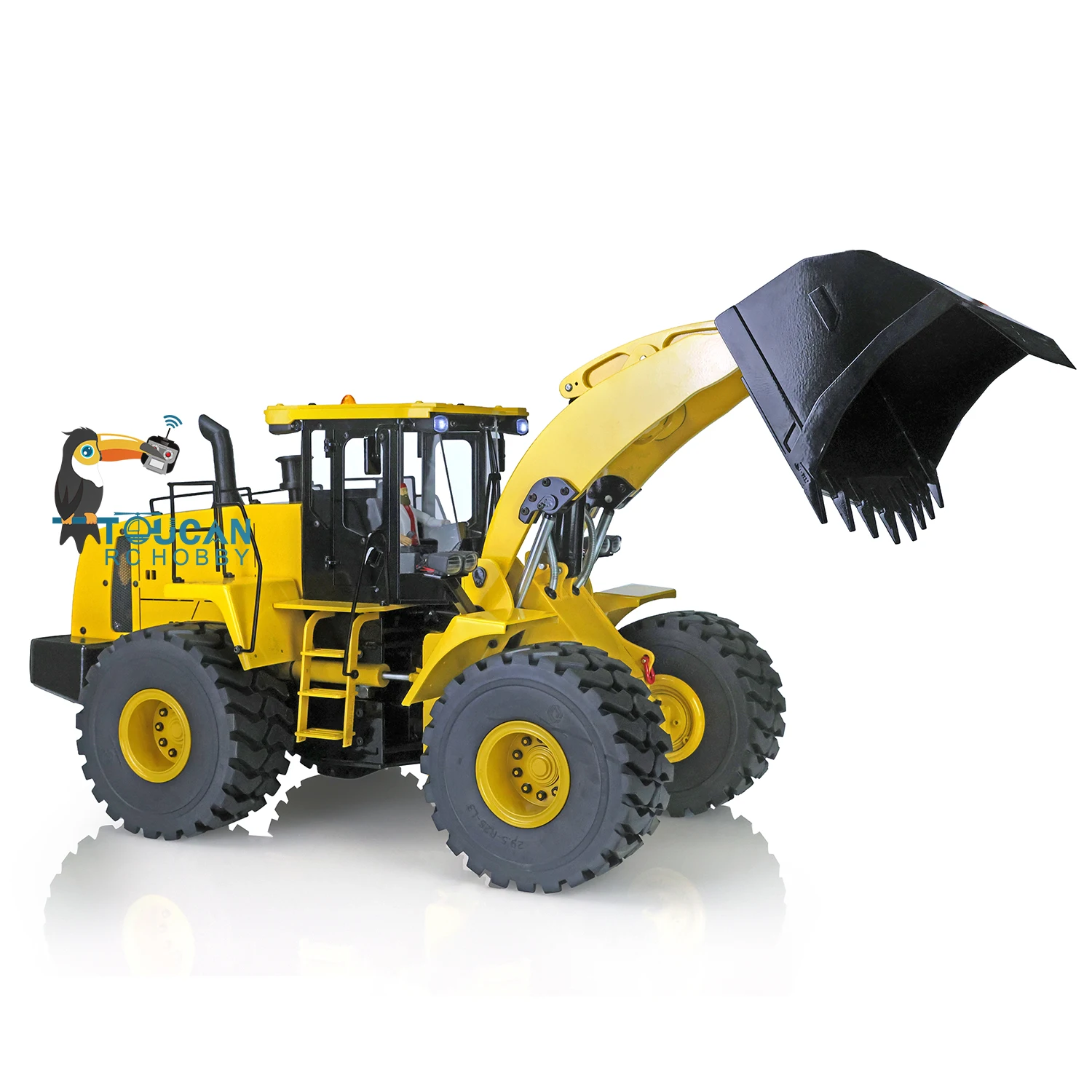 Metal XDRC 1/14 RC Hydraulic Wheel Loader Model 980L RTR Engineering Wheel Loader Model Toys As Boy Christmas Present THZH1286 2