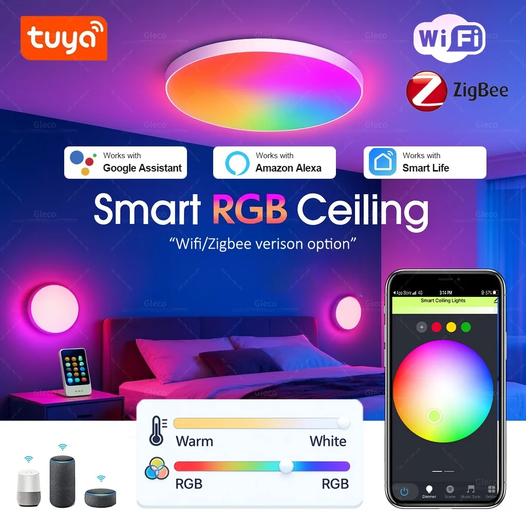 Smart RGB LED Ceiling Light 1