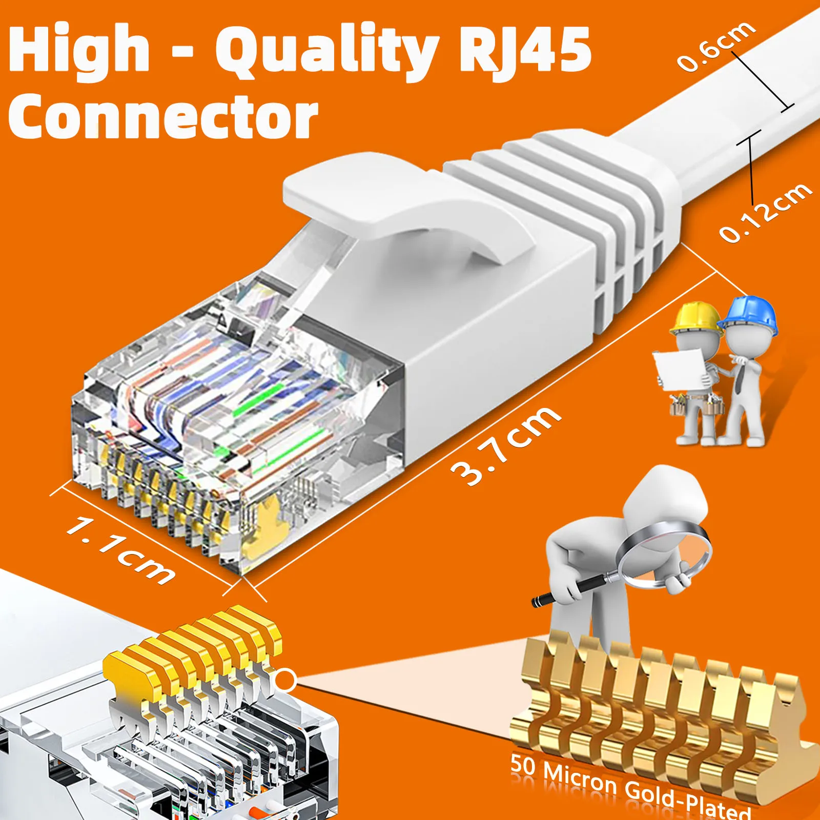 Cat6 이더넷 케이블 플랫 LAN 네트워크 코드 1000Mbps RJ45 인터넷 케이블 라우터 PC 노트북 PS5용 0.1m 0.2m 0.3m 10m CAT6 케이블