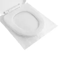 30Pcs Disposable Toilet Seat Cover Mat Portable 100% Waterproof Safety Toilet Seat Pad for Travel/Camping Bathroom Accessiories 6