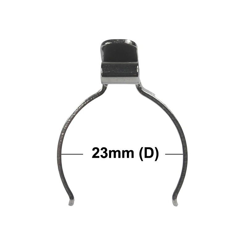 Pocket clip 54mm (L) x 23mm (D) Stainless Steel 21700 Flashlight