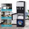 3-in-1 Water Dispenser Hot Cold Ice Maker 27LBS Daily Child Safety Lock High Efficiency Silent Operation 6