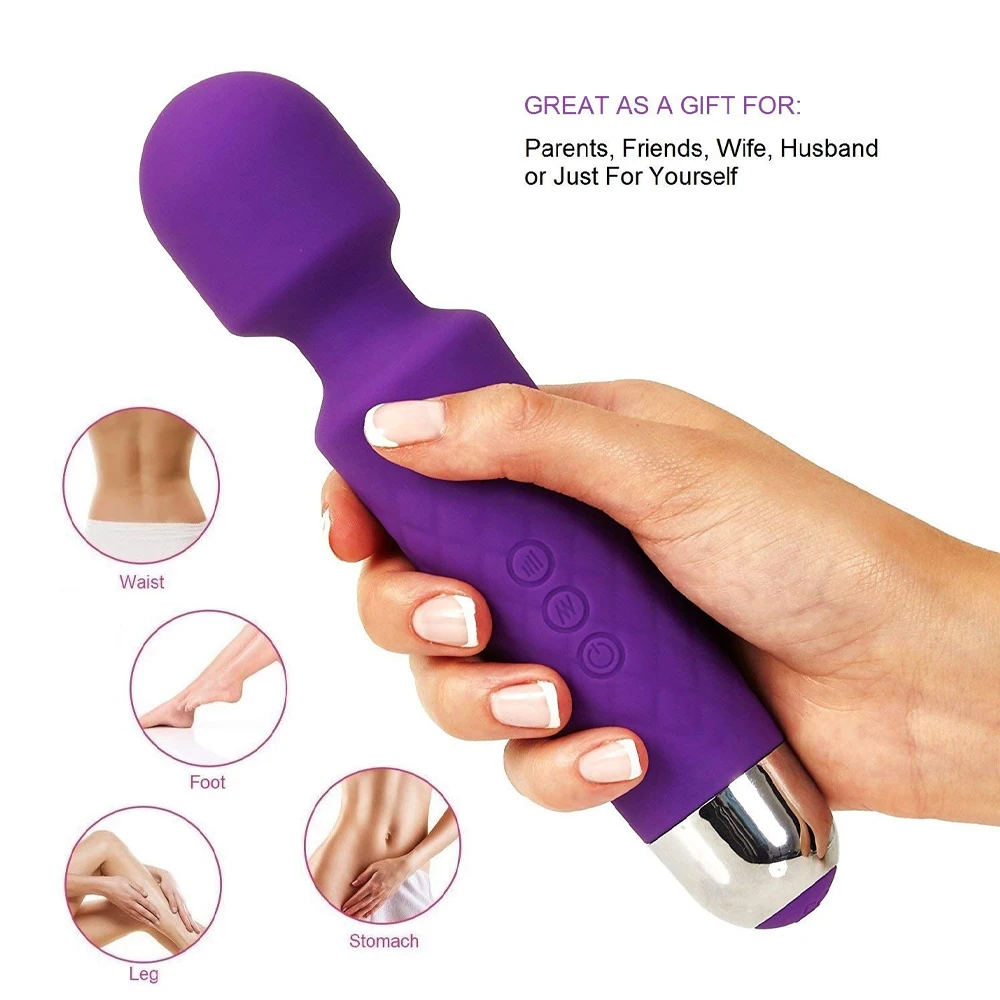 Wireless Dildos AV Vibrator Magic Wand for Women Clitoris Stimulator G Spot Massager Vibrator Female Masturbator Adult Sex Toys