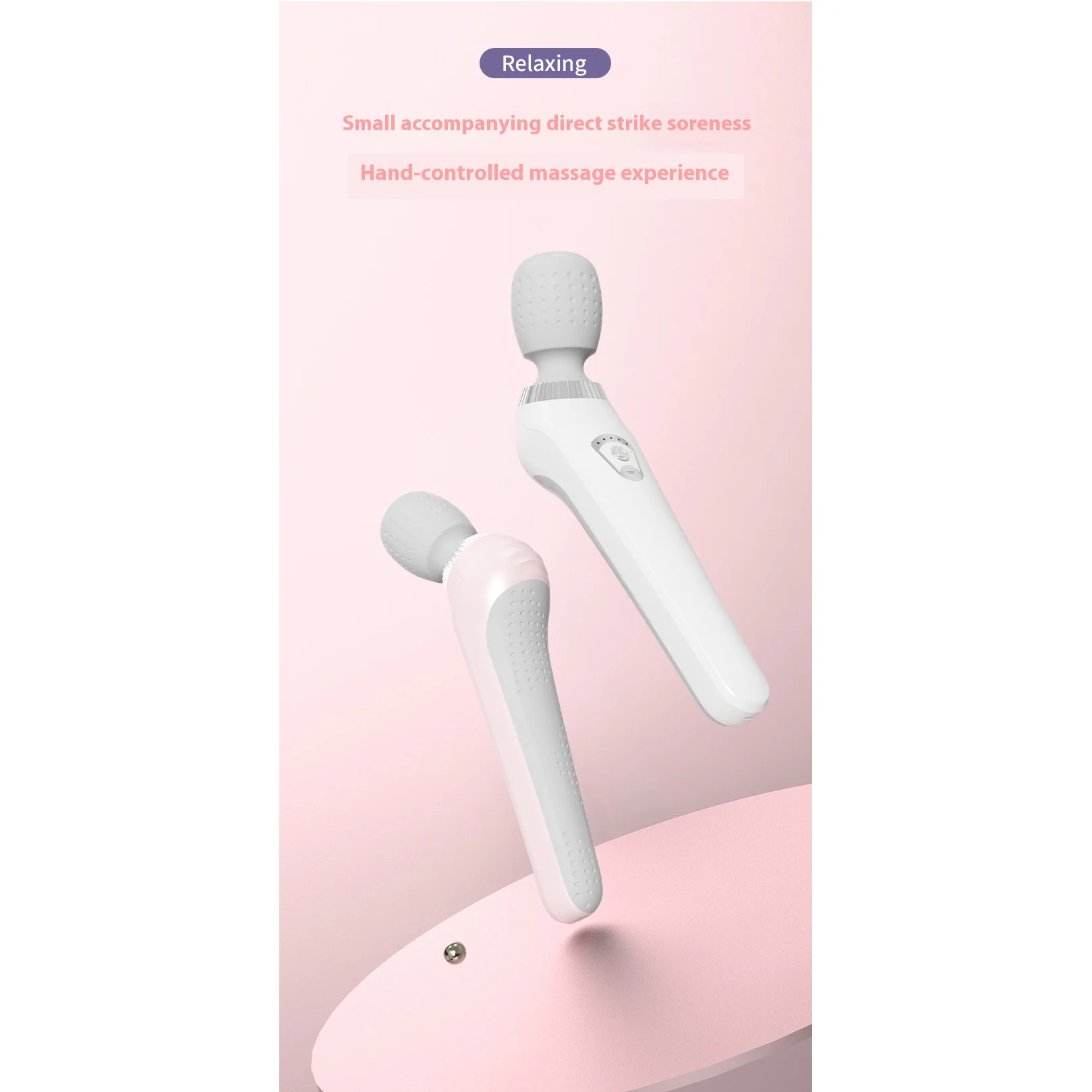 Home MINI portable electric massager Silent massage hammer Rechargeable vibrating fascia gun USB leg neck massage 5 stop massage