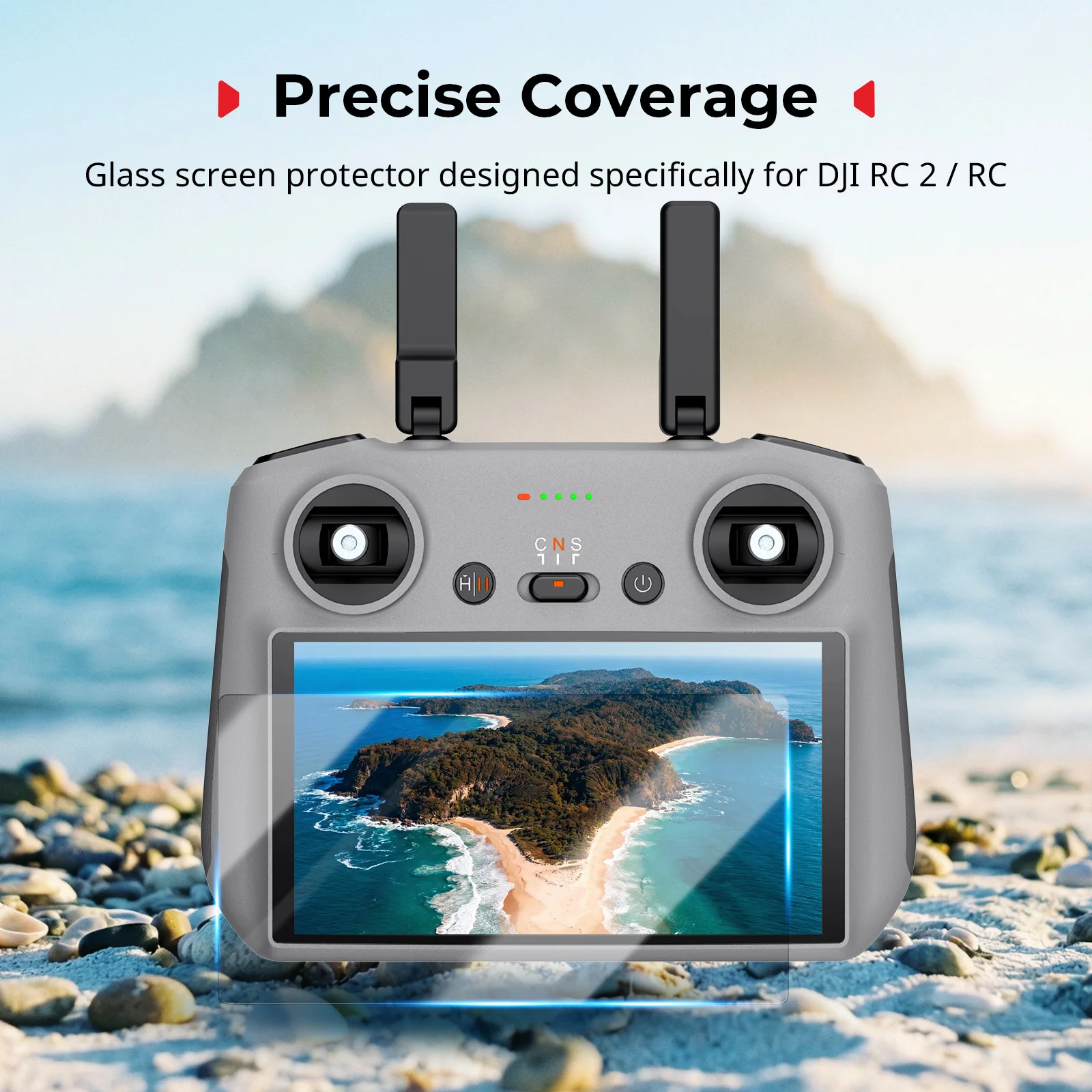 스몰리그 HD 스크린 보호필름 키트 (DJI RC / RC 2, 드론 네오 2, DJI 미니 5 프로, 매빅 4 프로, 에어 3S, 에어 3 6111 호환)