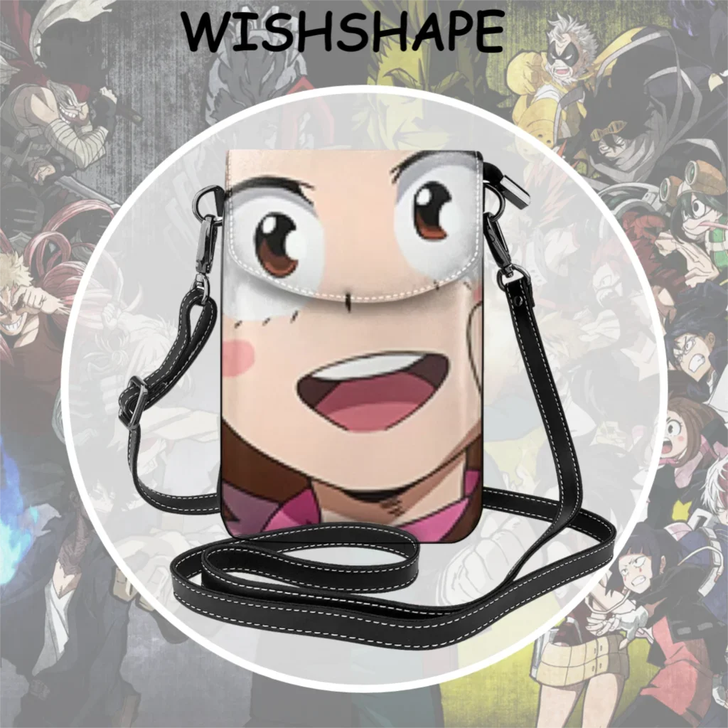 

Ochaco Uraraka Наплечная Сумка на палец моя геройская Академия деловые кожаные женские сумки женские подарки стильный кошелек