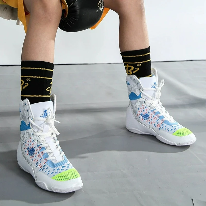Professional Boxing Fighting Boots Mens Womens Luxury Brand Wrestling Shoes Unisex Breathable Sports Training Shoe Couples