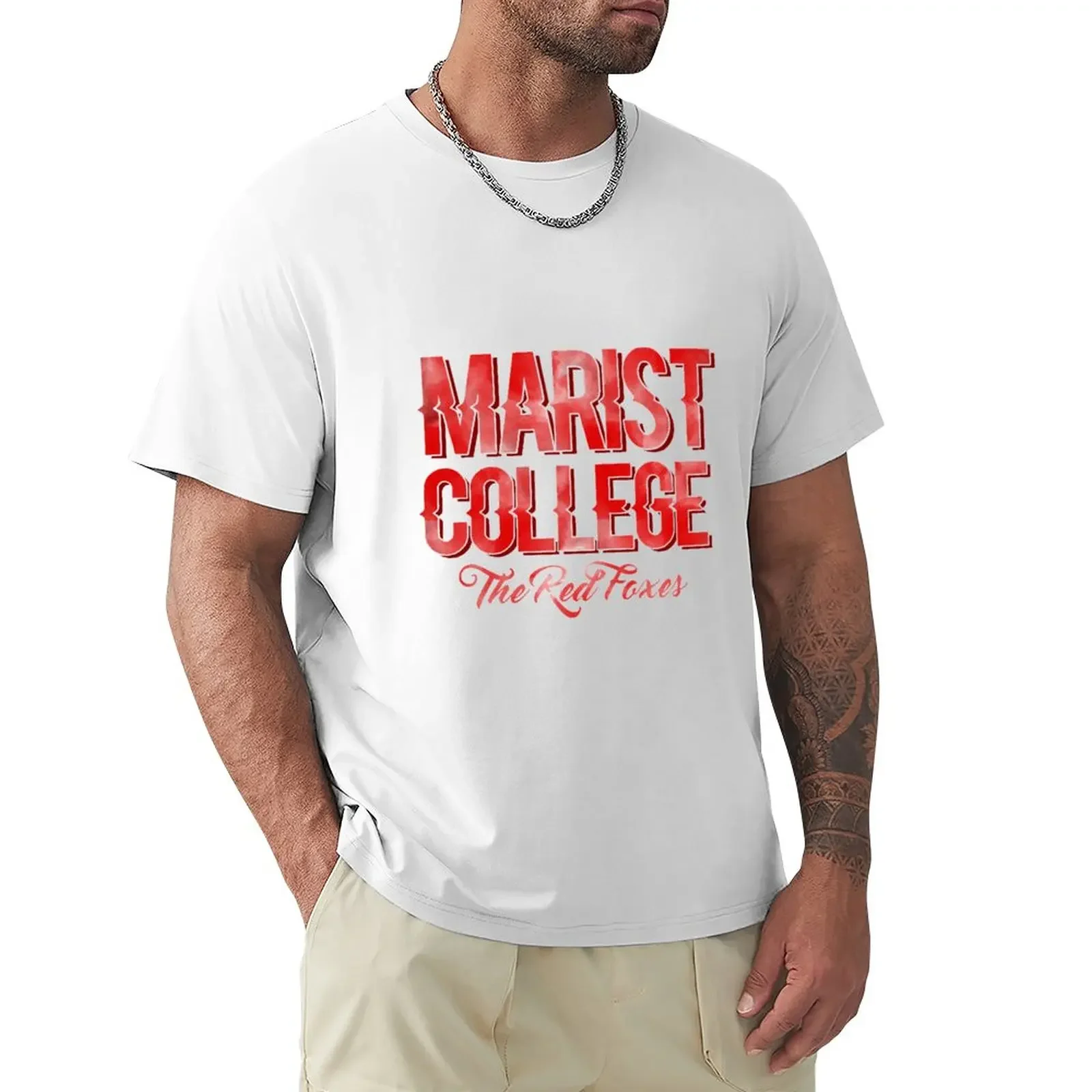 

Marist college watercolor T-Shirt customs design your own boys whites hippie clothes oversized t shirts for men