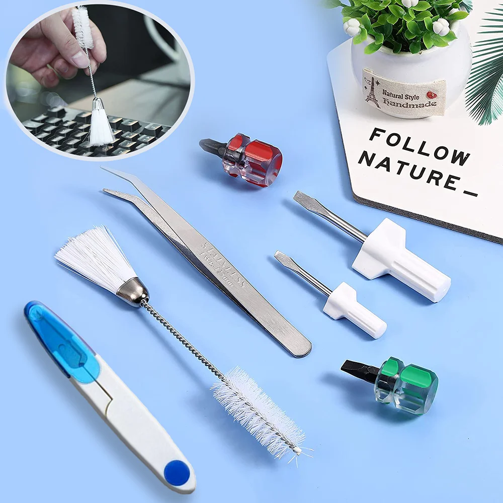 7Pcs Sewing Machine Repair Kit Cleaning Lint Brush Durable Metal Tweezer  Easily - AliExpress