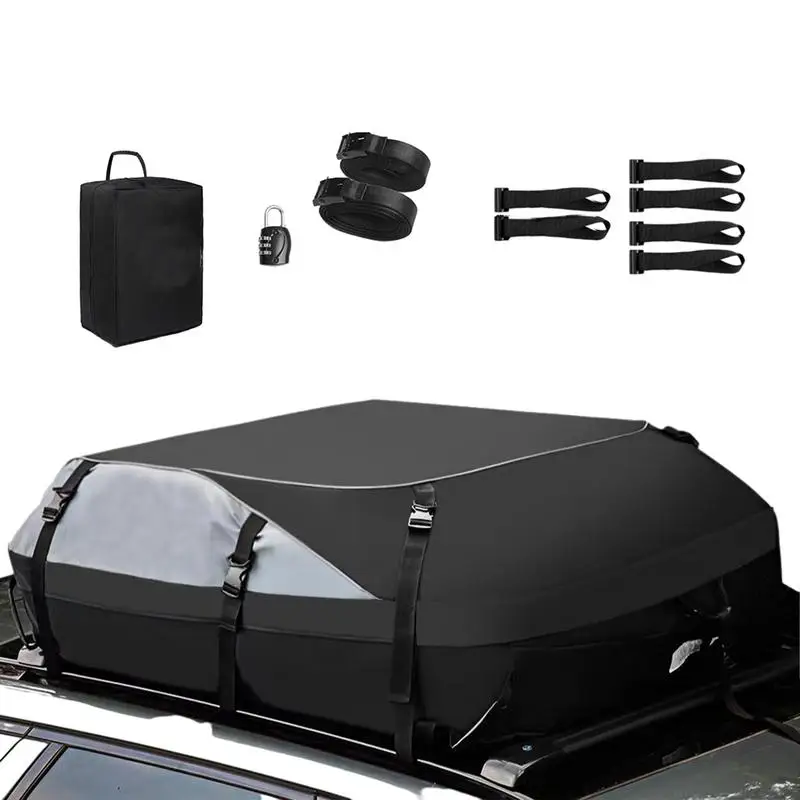 

Rooftop Cargo Bag Waterproof Universall Luggage Bag Rooftop Cargo Carrier With 6 Reinforced Straps Bag for Travel Camping Luggag