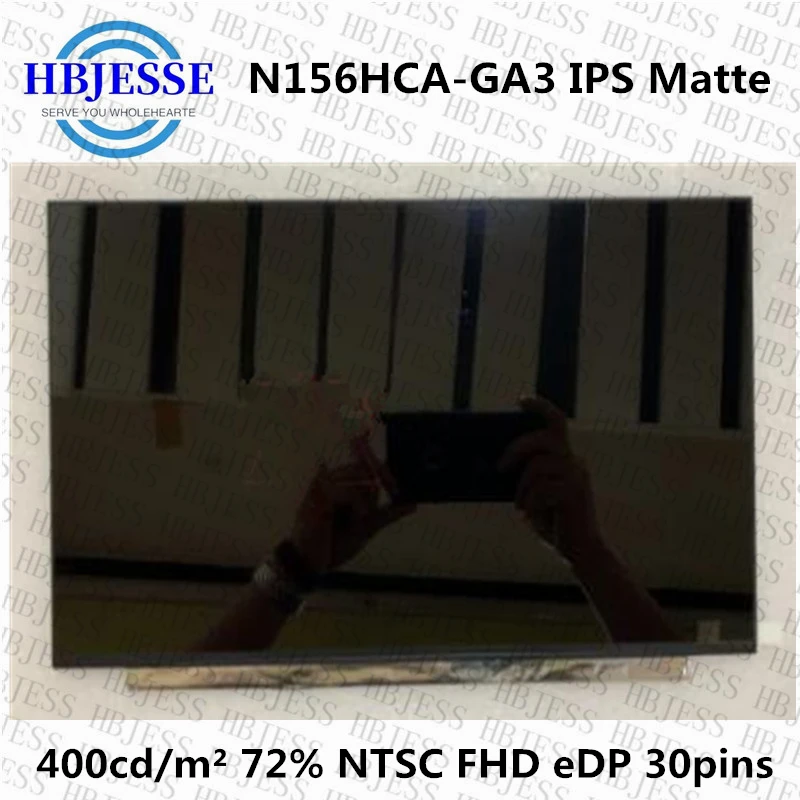 Ips Led Tela Lcd Matriz Edp 30 Pinos Fhd 1920*1080 72 Ntsc 400 Cca N156hca-ga3 156 Laptop Original - Imagem 2