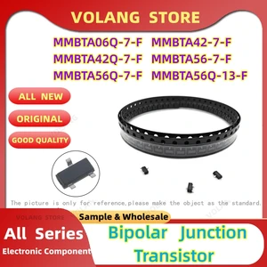 10Pcs Bipolar Junction Transistor SOT-23-3 MMBTA06Q-7-F MMBTA42-7-F MMBTA42Q-7-F MMBTA56-7-F MMBTA56Q-7-F SMD MMBTA56Q-13-F