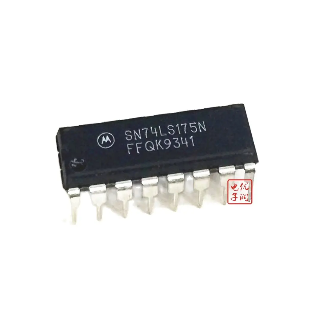 

10 шт./SN74LS175N 74LS175 [новый импортный оригинальный] DIP-16, четырехканальный D-триггер
