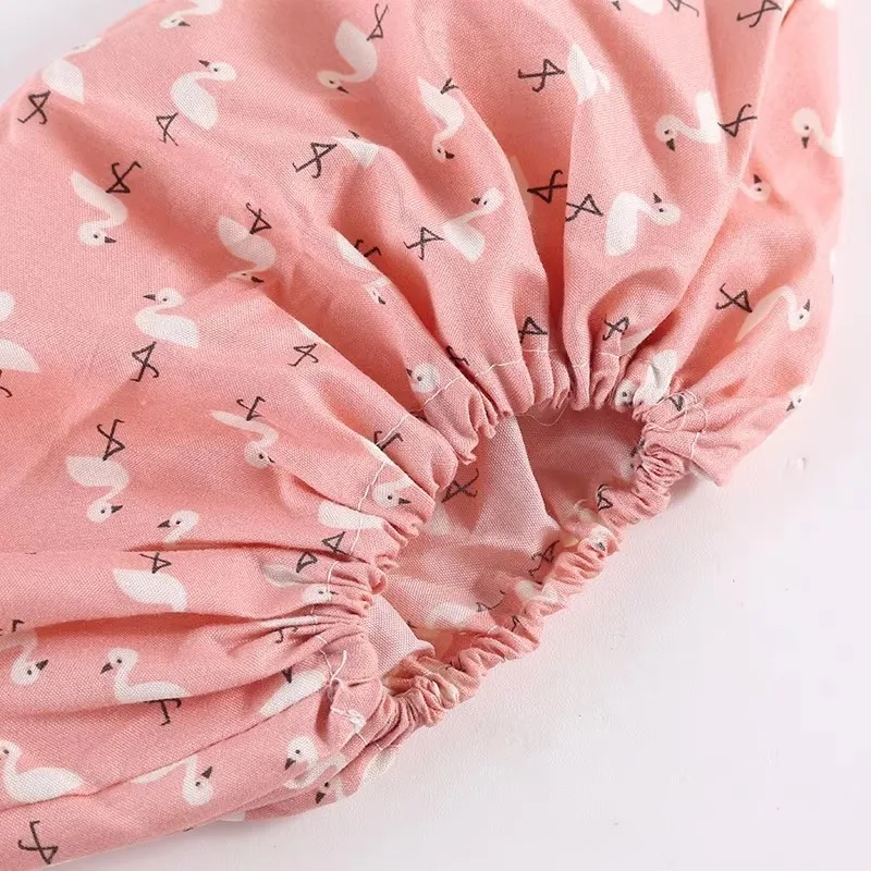 1Pcs Practical Swan Decor Waterproof Shoe Covers Indoor Washable Elastic Adult Dustproof Cloth Cover Shoes Household Accessories