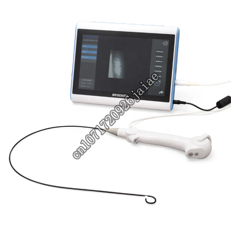 

2022 BESDATA Single use Digital Flexible Ureteroscope with 10 inch Medical Image Processor Monitor for medical surgery endoscopy