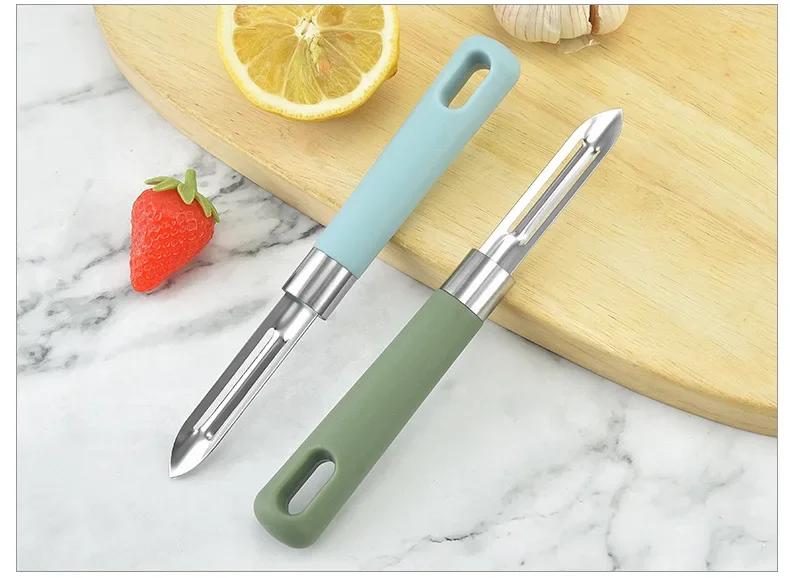 Multifunktionaler rotierender Gemüseschäler für Kartoffeln, Karotten, Apfel, rutschfest, ergonomisches Küchenwerkzeug, Obstschneider, Haushaltsgerät – Detail 7