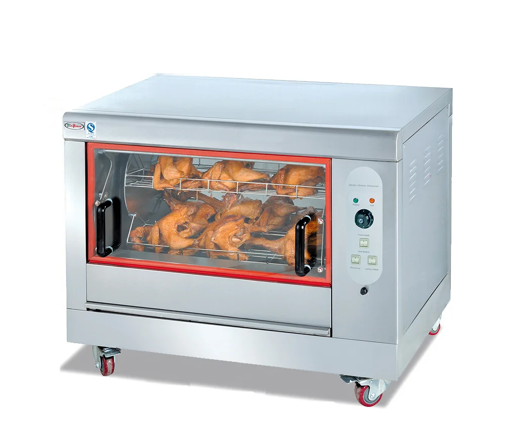 

Stainless steel commercial gas chicken rotisserie grill oven in guangzhou